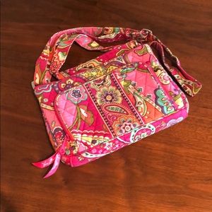 Vera Bradley Crossbody in Pink Swirls pattern